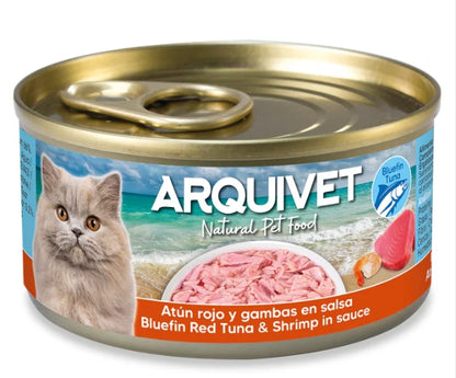 Thon rouge et crevettes en sauce - Mini filets