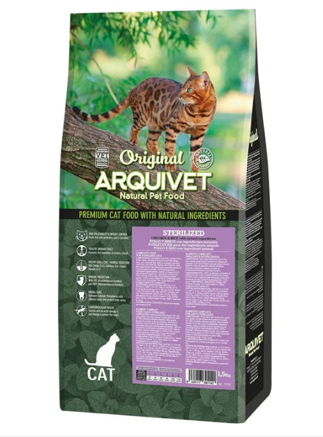 Nourriture au poulet et au riz pour chats stérilisés - Original 7kg