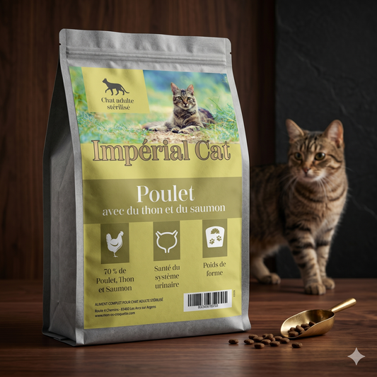 Impérial CAT Poulet avec du thon et du saumon 5kg