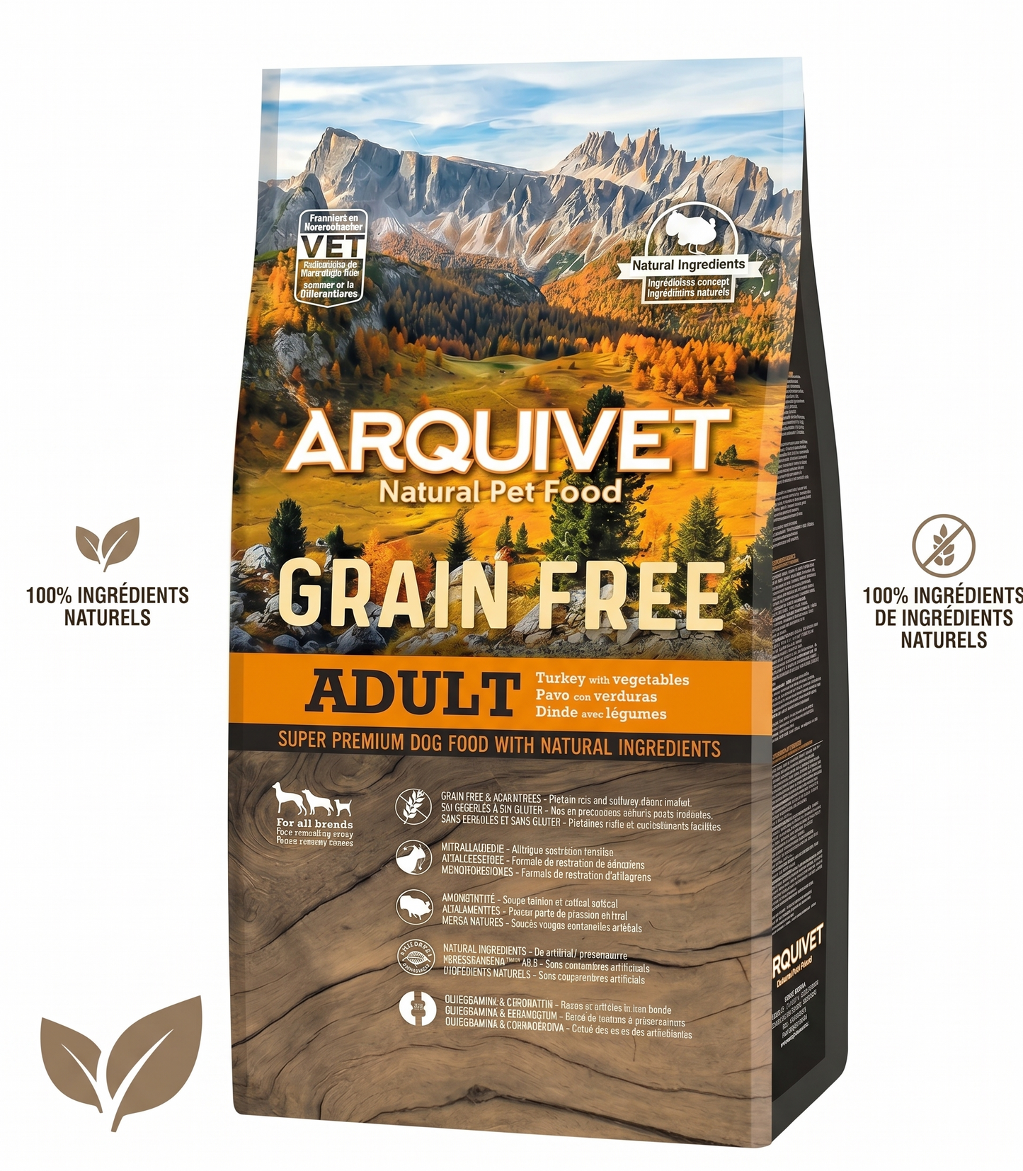 Arquivet sans céréales dinde 12kg