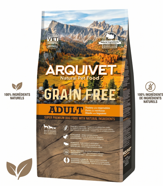 Arquivet sans céréales dinde 12kg