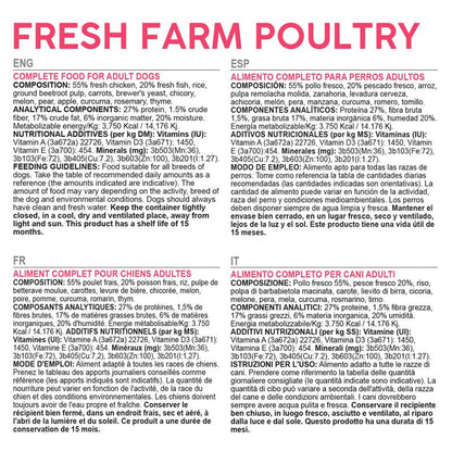 Arquivet Fresh Farm Poultry pour Chien 2,5kg