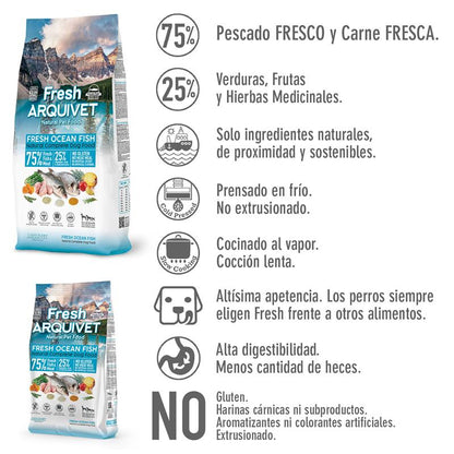 Arquivet Fresh Ocean Fish pour Chien 10kg