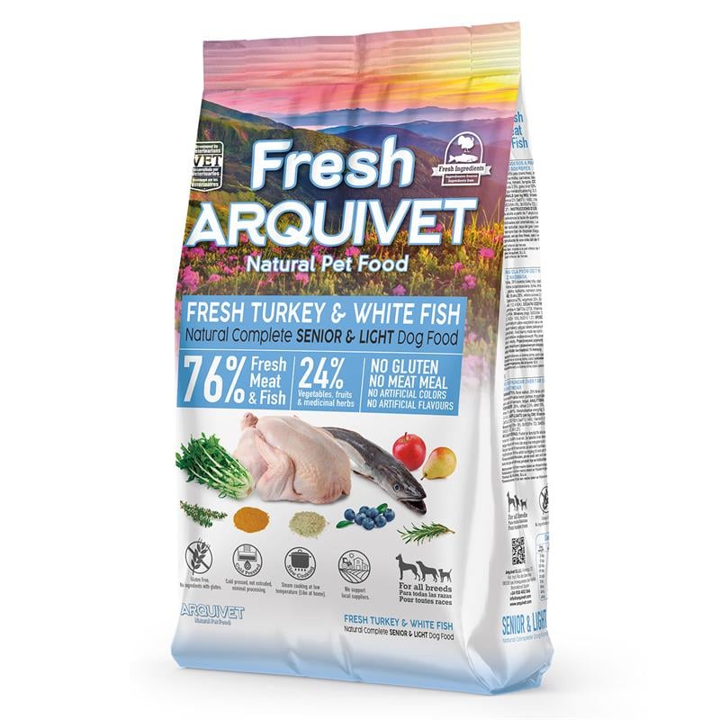 Fresh light ou senior pour chiens âgés ou en surpoids 10kg