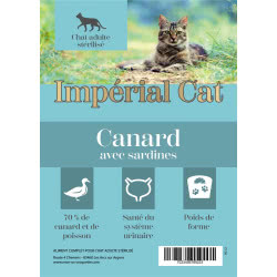 Imperial cat Canard avec des sardines 1.5kg