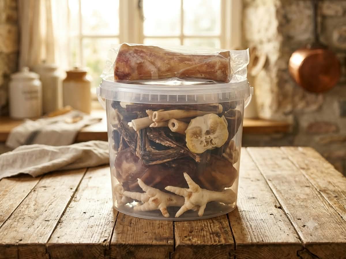 Seau 5 litres "MASTICATION" pour chien