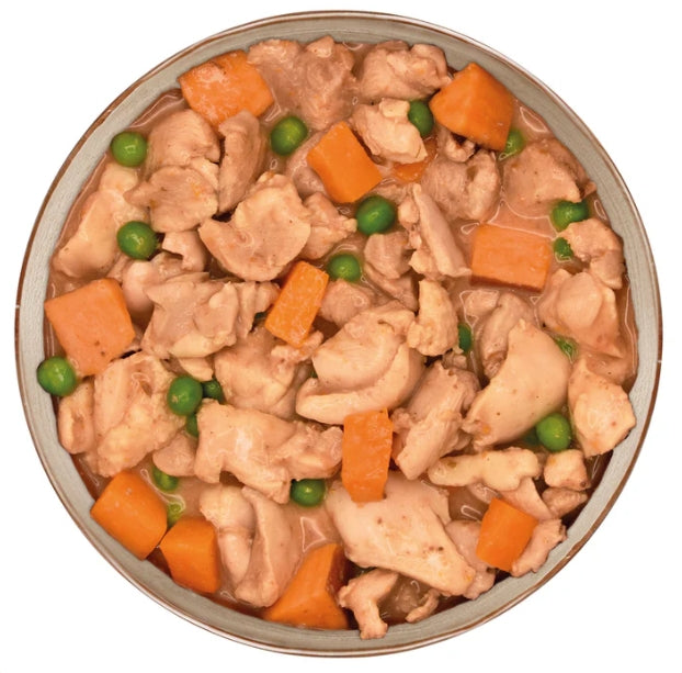 6 boites de 280gr, Ragout : poulet, canard, porc, boeuf, thon et oreille de porc